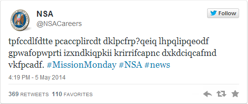 NSA tweet